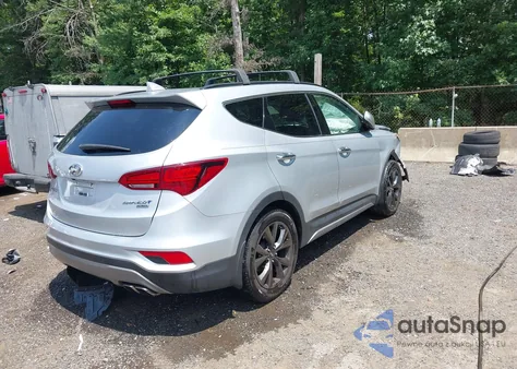 2017 Hyundai Santa Fe Sport 2.0T Ultimate из США, поврежденный, VIN 5XYZW4LA0HG408473